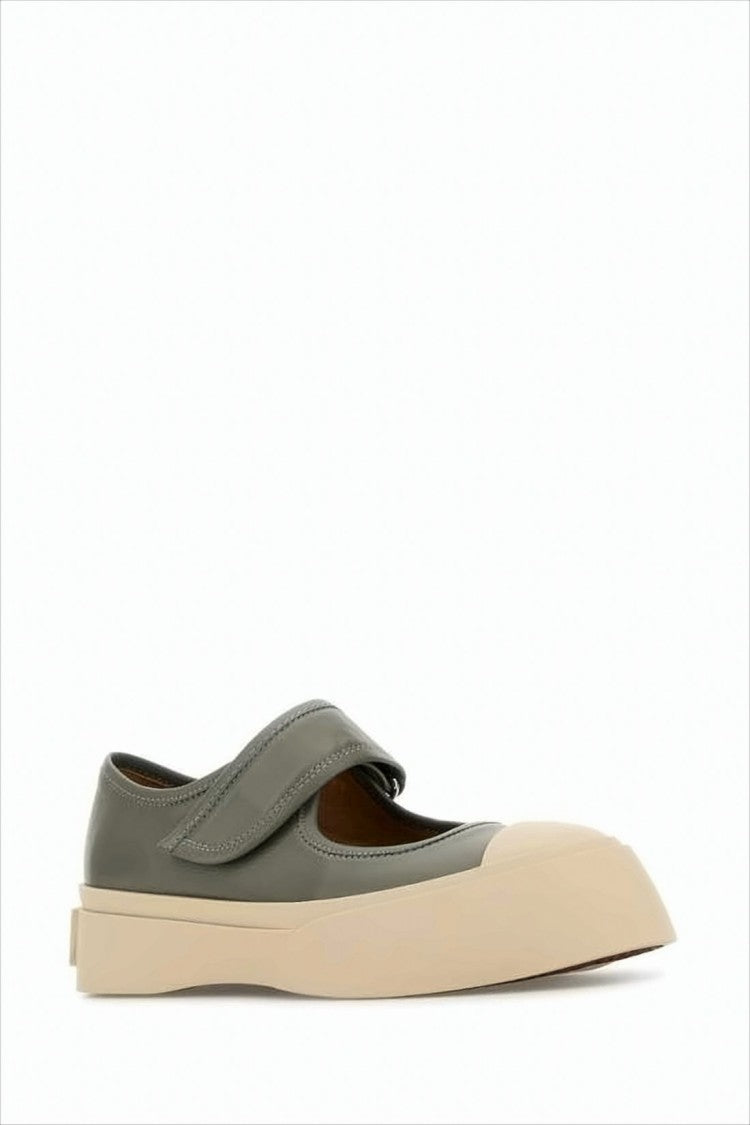 Marni Low-Profile Sneakers With Wide Strap And Rubber Sole