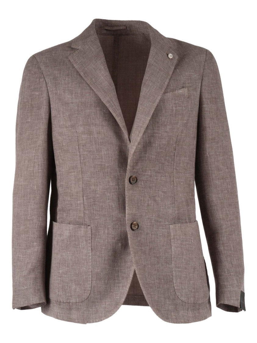 Brando-Lubiam Textured Drop S Notch Jacket
