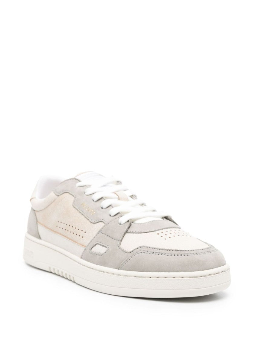 Axel Arigato Panelled Low-Top Sneakers In Neutral Calf Leather And Suede