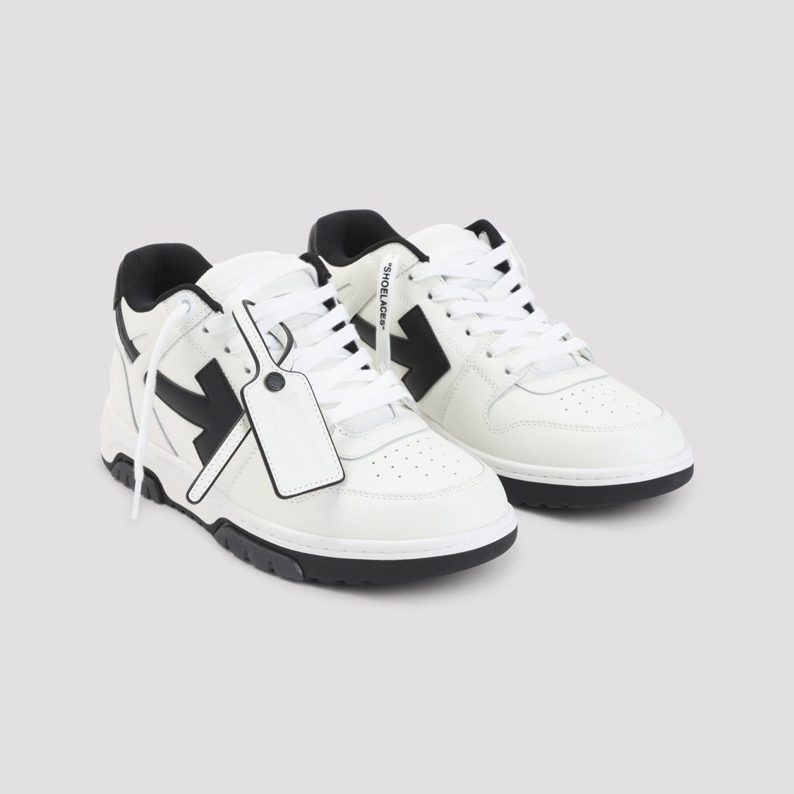 Off-White Chunky White Leather Sneakers