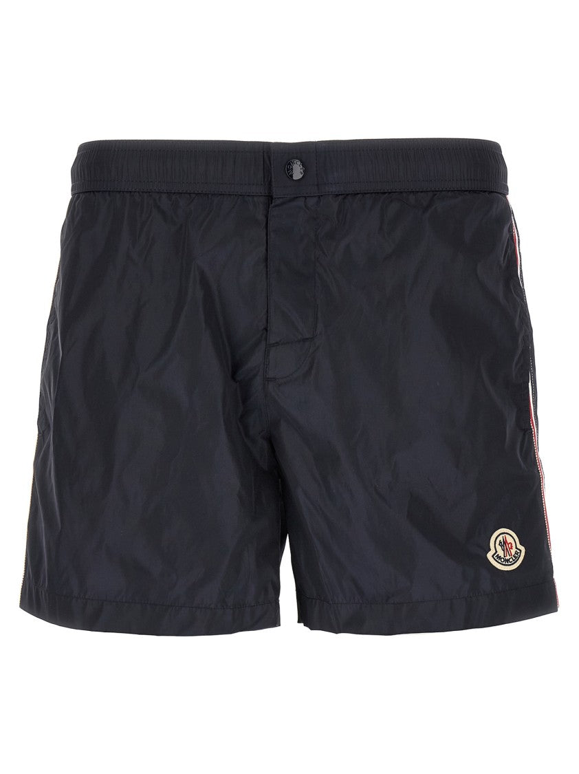 Moncler Tricolor Ribbon Swimsuit