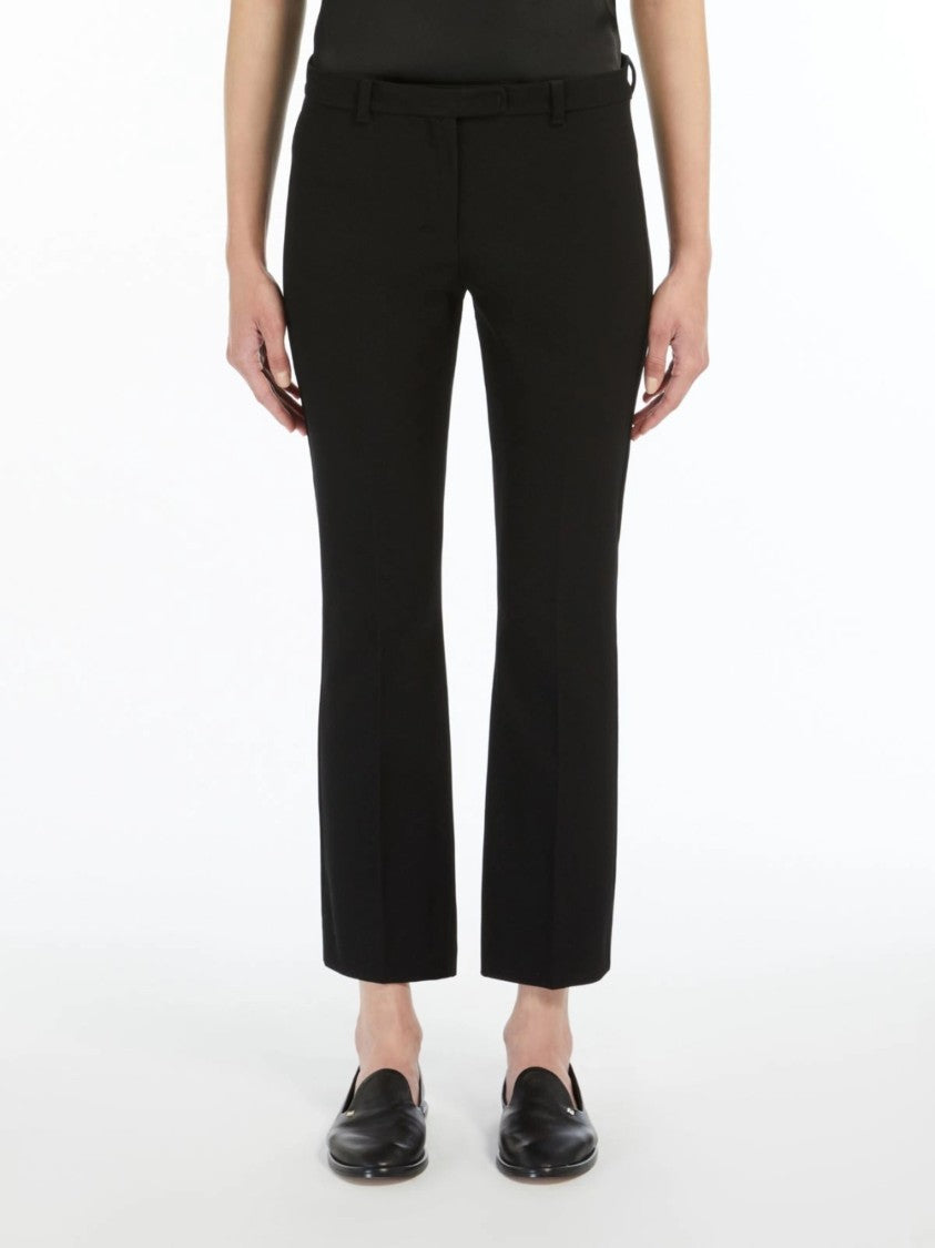 Max Mara Umanita Tailored Cropped Straight-Leg Pants