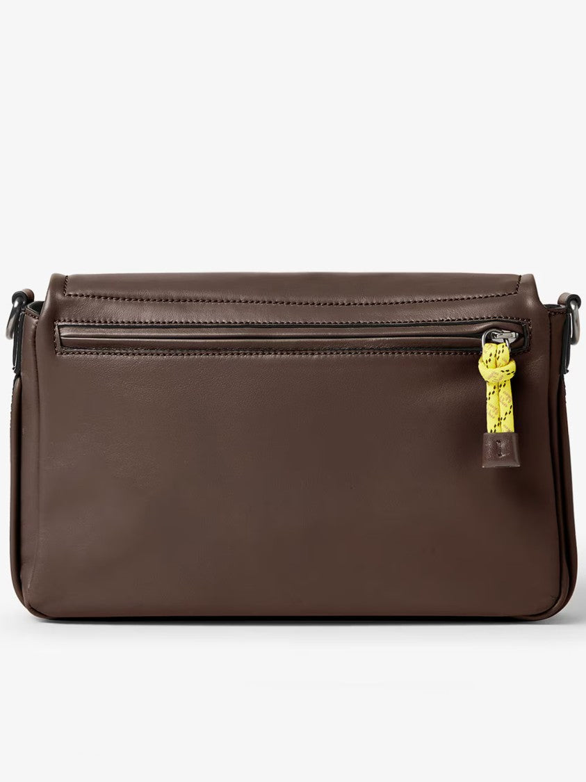 Fendi Flux Messenger B Vit.Mal Brown Leather Messenger