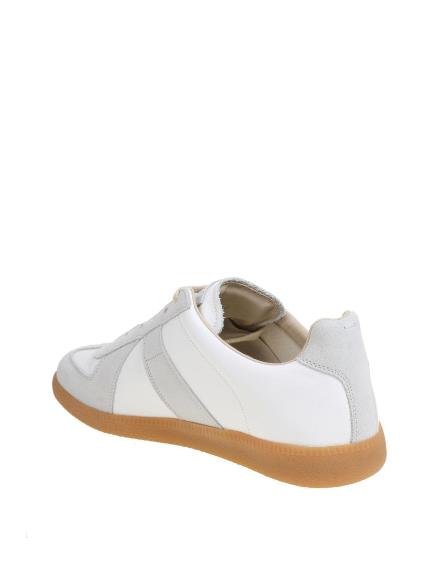 Maison Margiela Sneakers Replica In Leather And Suede