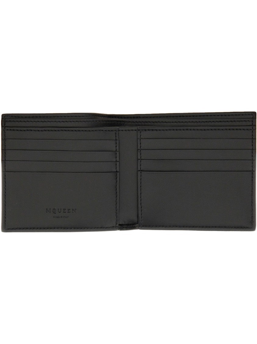 Alexander Mcqueen Bifold Wallet With Logo