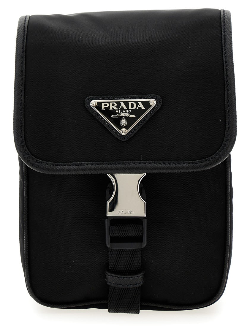 Prada Re-Nylon Logo Crossbody Bag