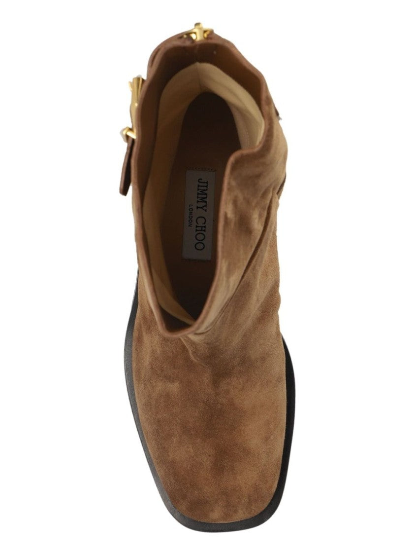 Jimmy Choo Ankle Boots With Rounded Toe And Heel