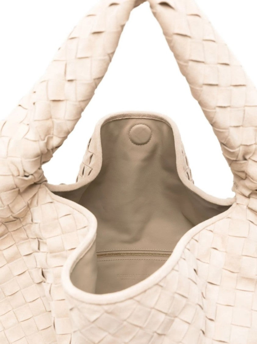 Bottega Veneta Spacious Soft-Structured Woven Leather Bag