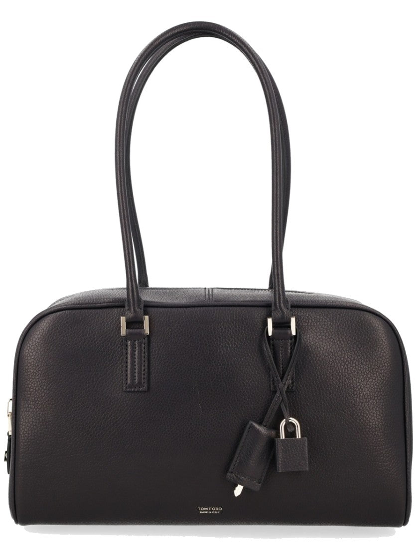 Tom Ford Small Leather Wrapped Padlock Shoulder Bag
