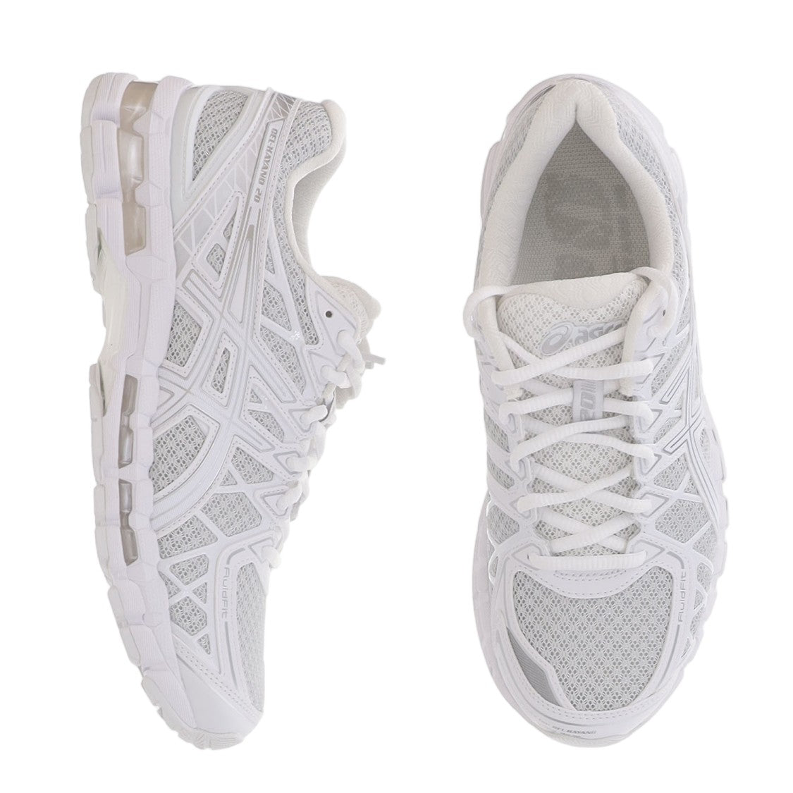 Asics White Gel-Kayano 20 Polyester Mesh Sneakers