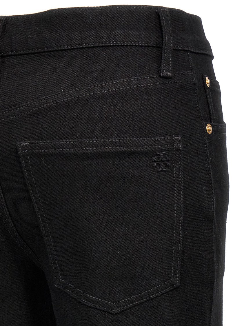 Tory Burch Cropped Kick Flare' Jeans