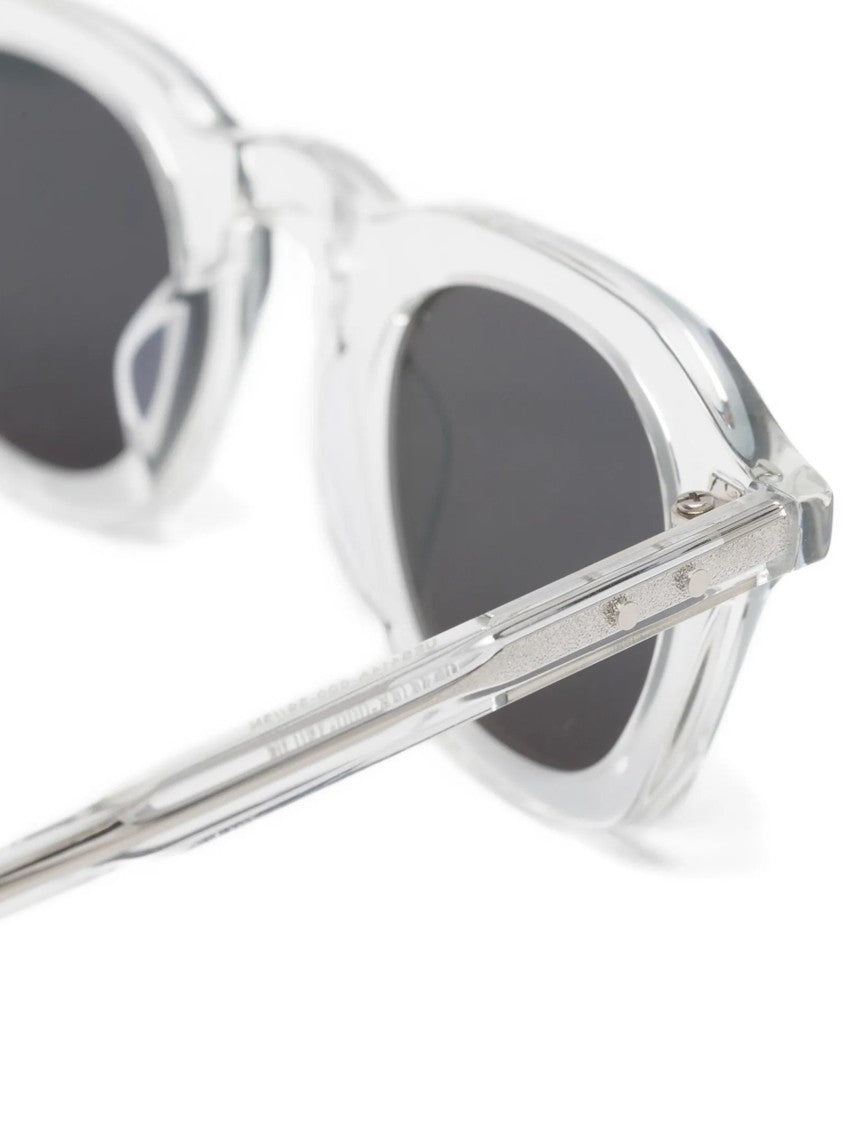 Thom Browne Phantos-Shape Crystal Acetate Sunglasses With Silver-Tone Temples Ues414a - G0002