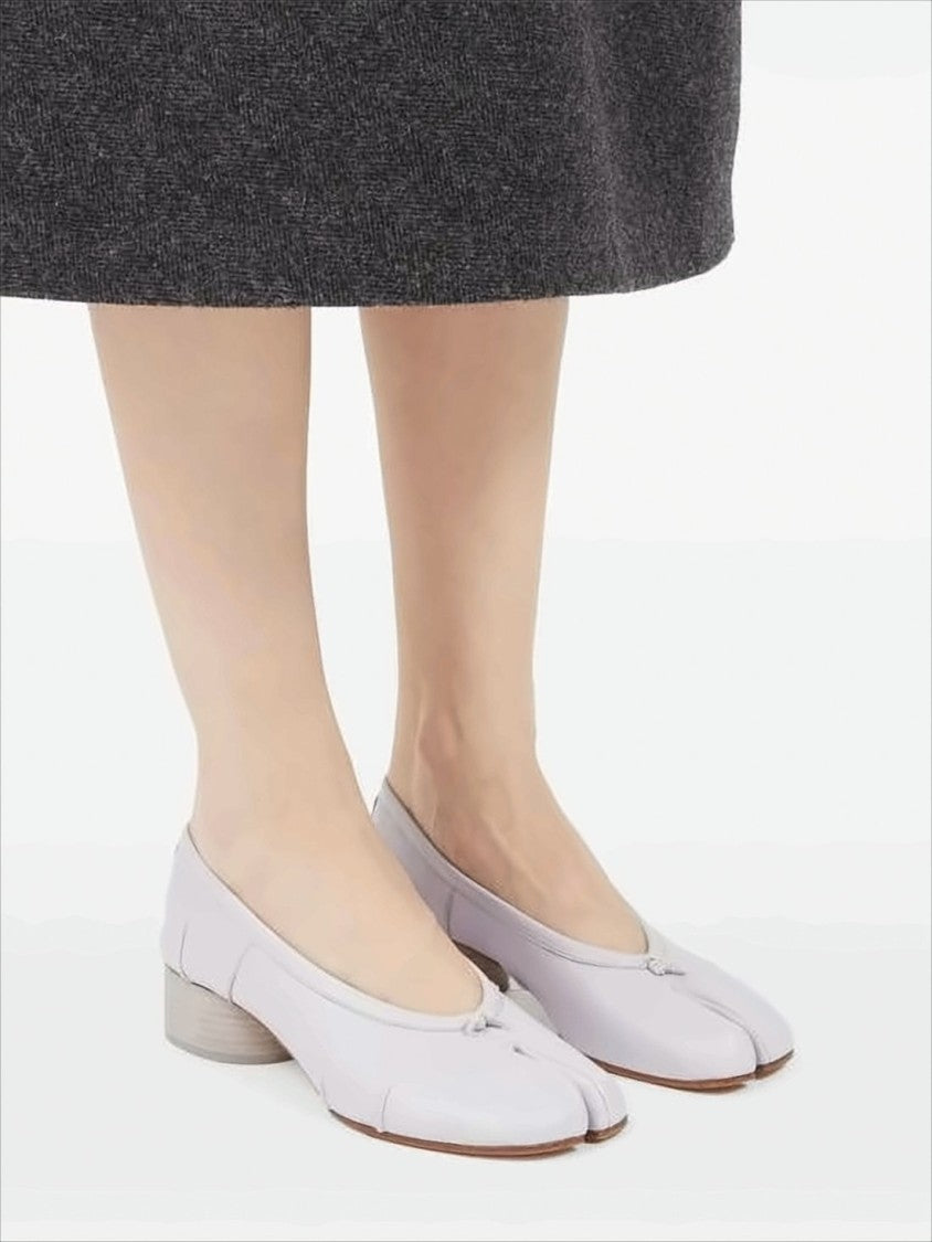 Maison Margiela Unique Split-Toe Flats With Low Block Heel
