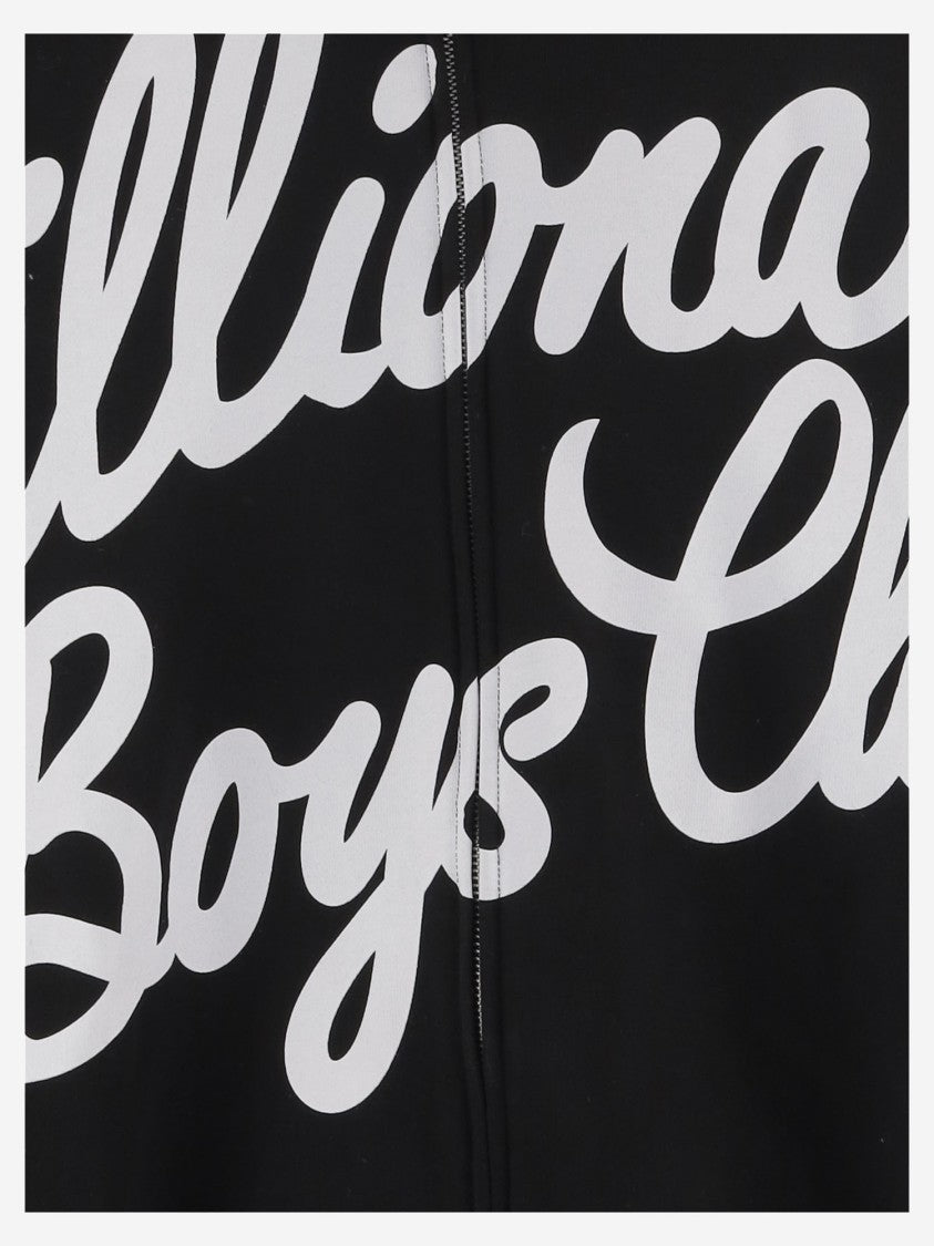 Billionaire Cotton Hoodie Featuring Bold Logo Print