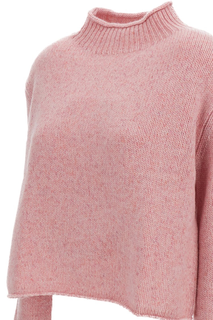 Lisa Yang Pink Nariel Cashmere Mock-Neck Sweater