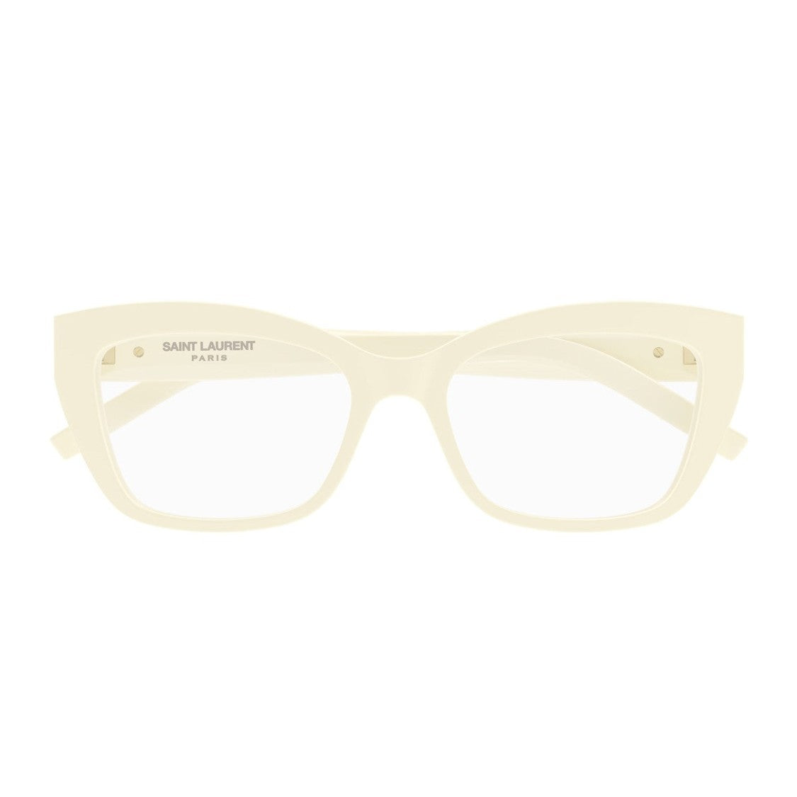 Saint Laurent Ivory Sl M117 Monogram Acetate Geometric Sunglasses
