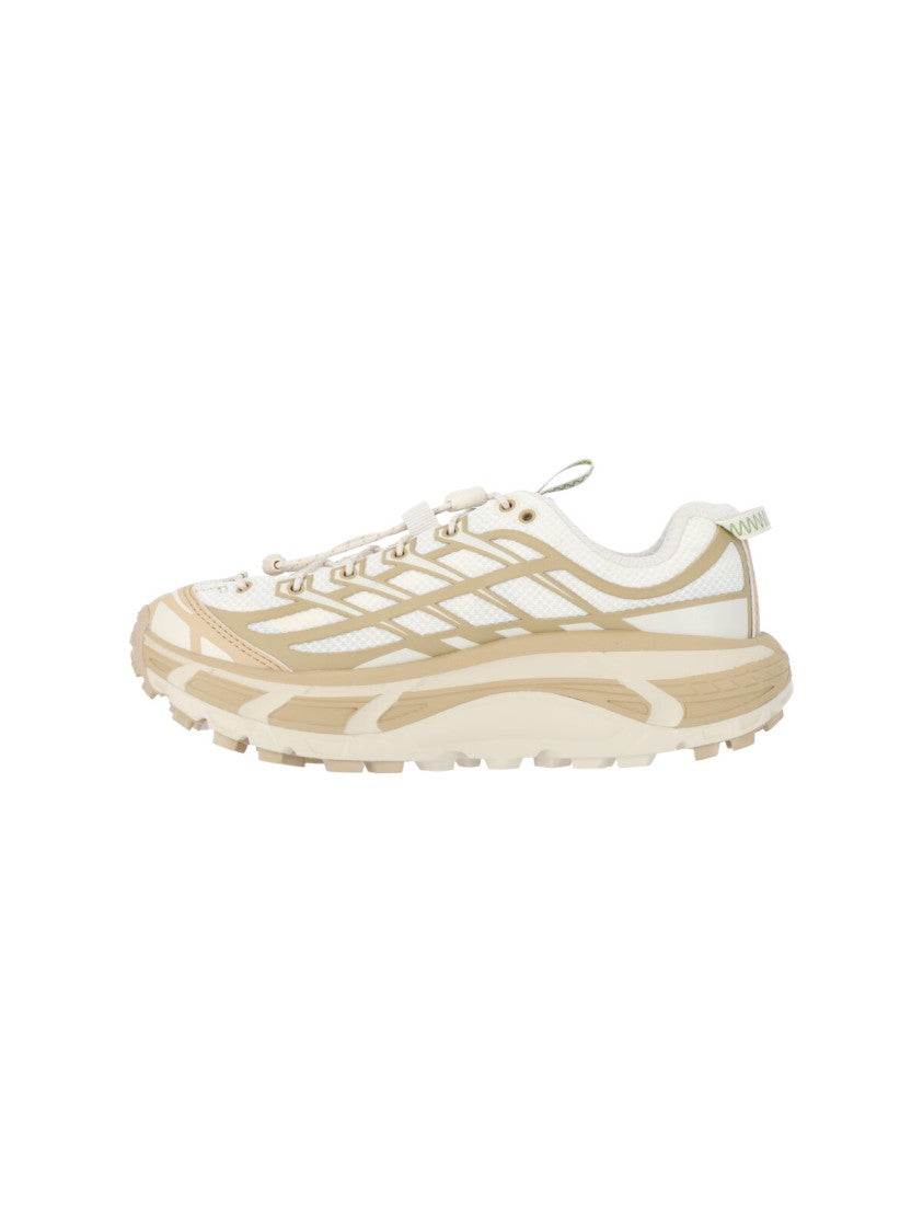 Hoka Green Mafate Speed 2 Leather Sneakers