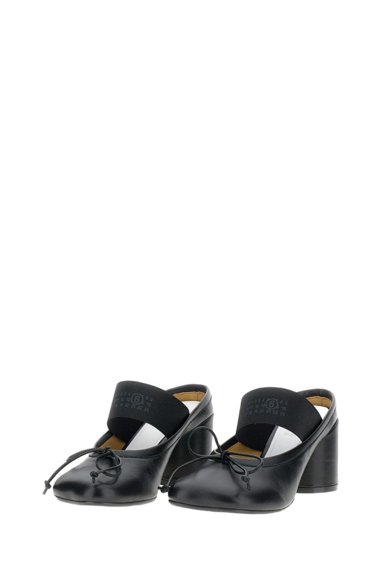 Mm6 By Maison Margiela Asymmetrical Toe Heeled Ballerina