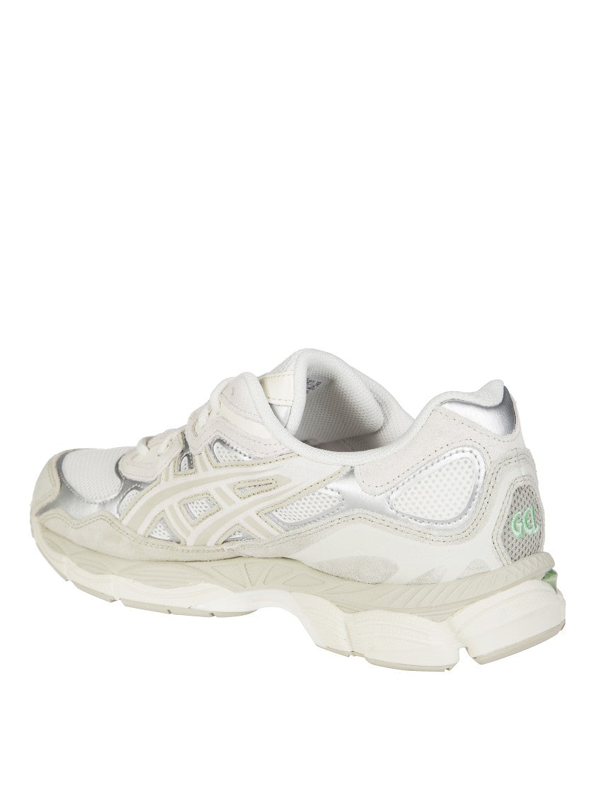 Asics Layered White Mesh Sneakers