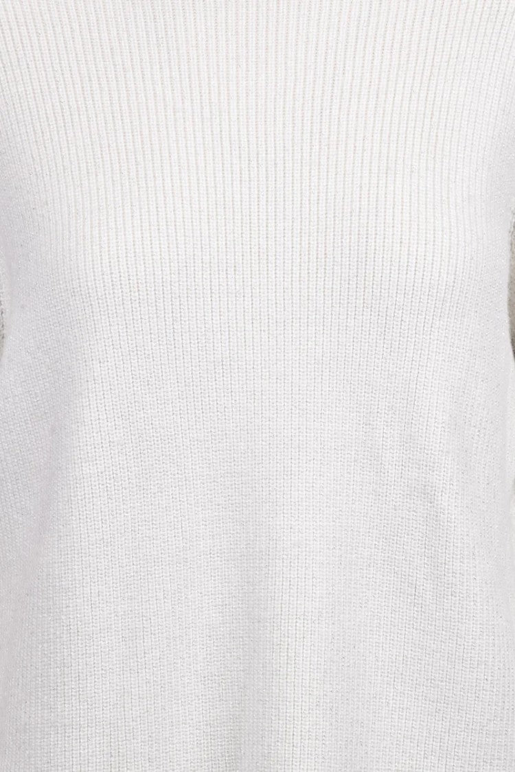 Fabiana Filippi Lamé Sweater - White