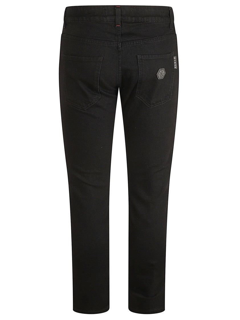 Philipp Plein Slim Fit Black Denim Jeans
