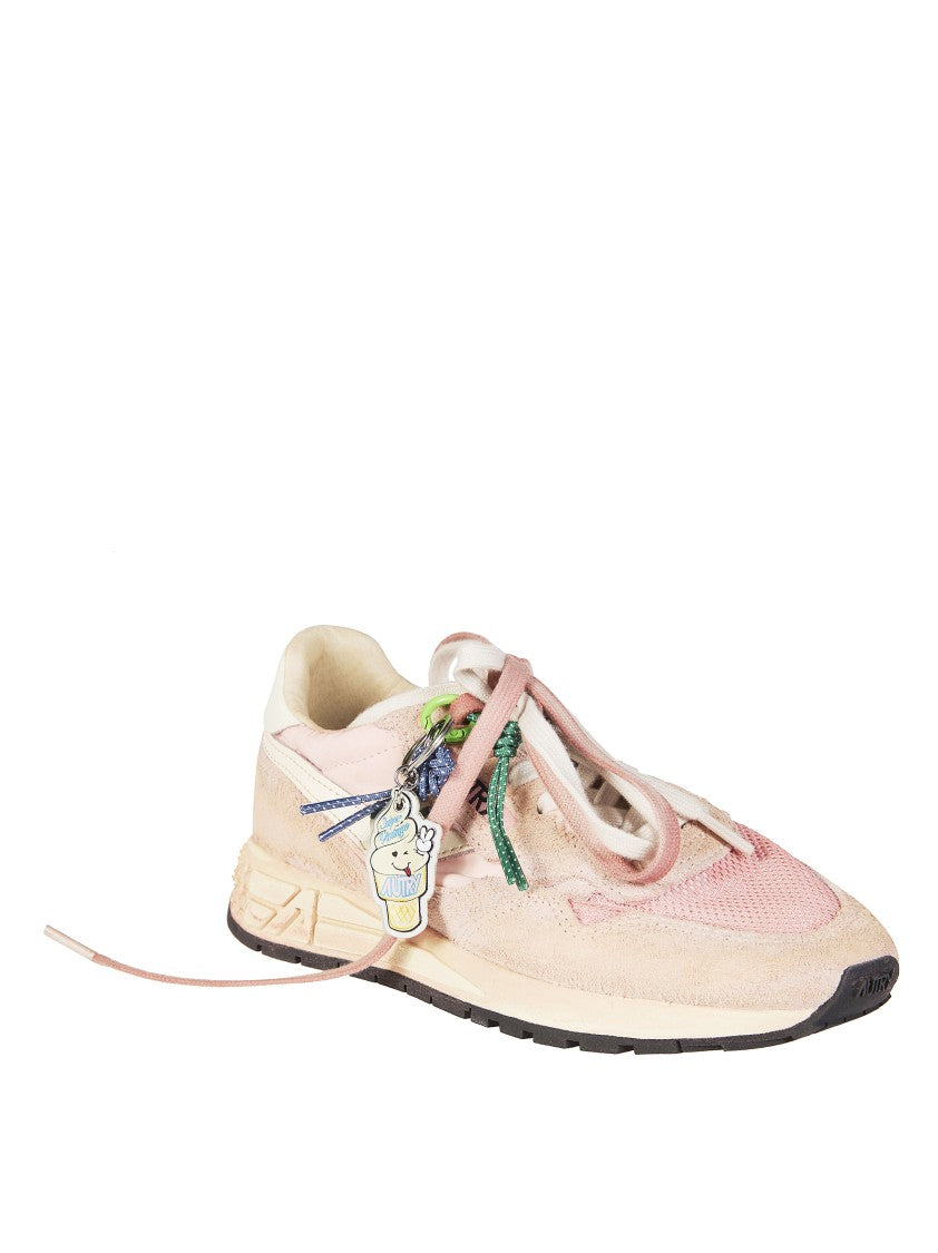 Autry Soft Pink Reelwind Sup Vint Sneakers