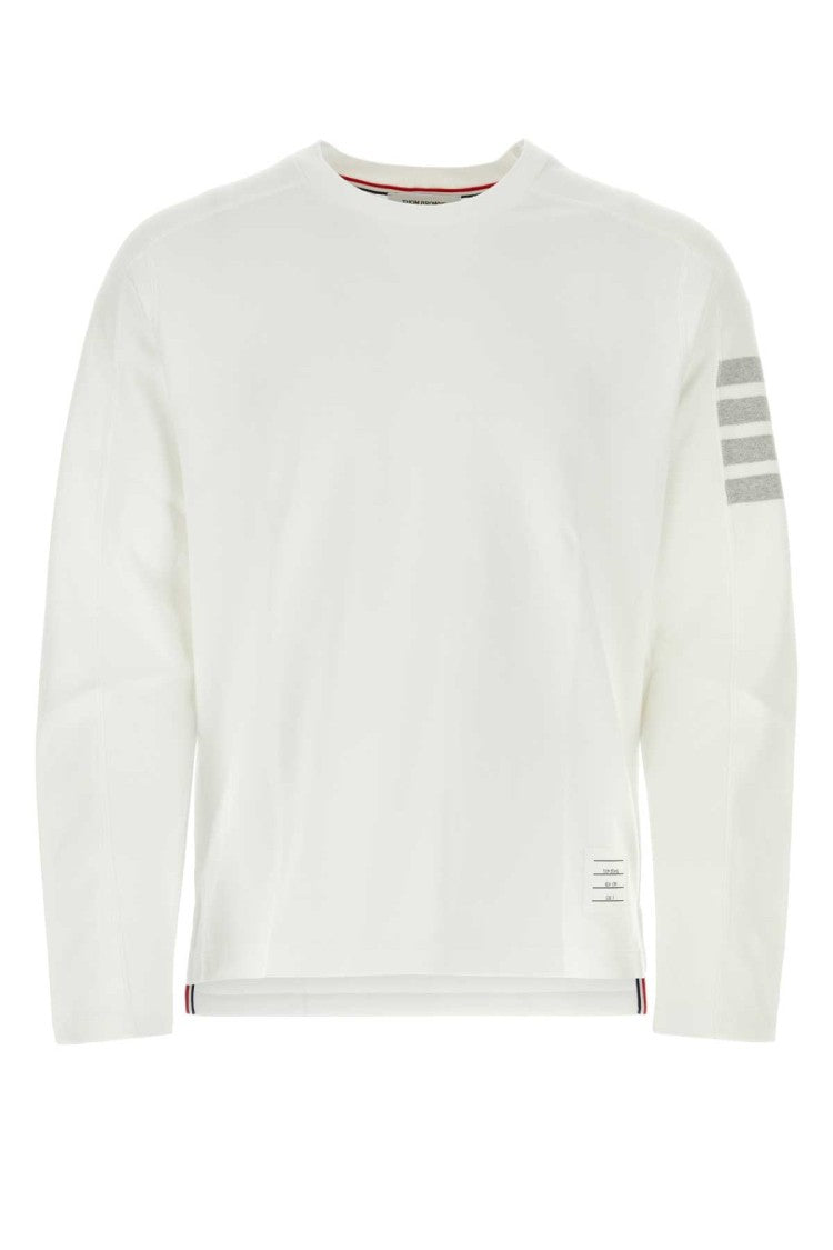 Thom Browne White Cotton T-Shirt