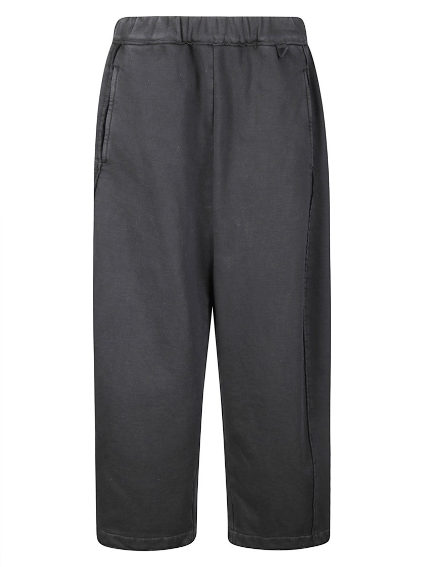 Cini Cropped Cotton Pants With Ballooned Leg