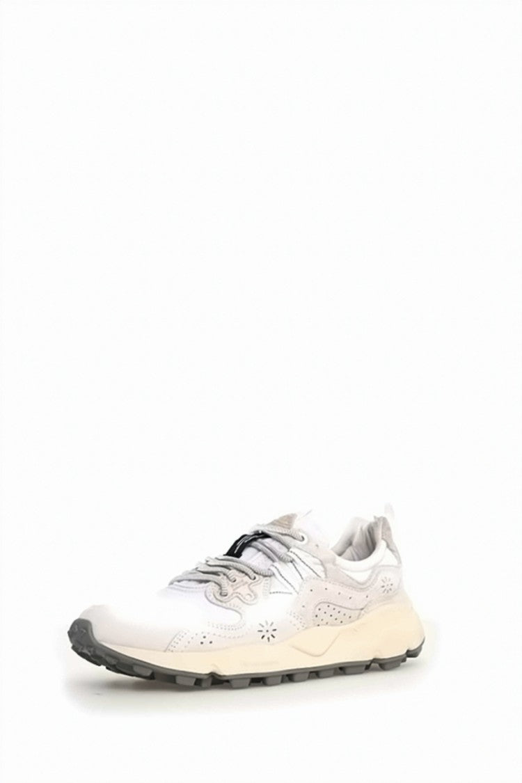 Flower Mountain Multicolor Fabric Suede Trekking Laces Sneakers