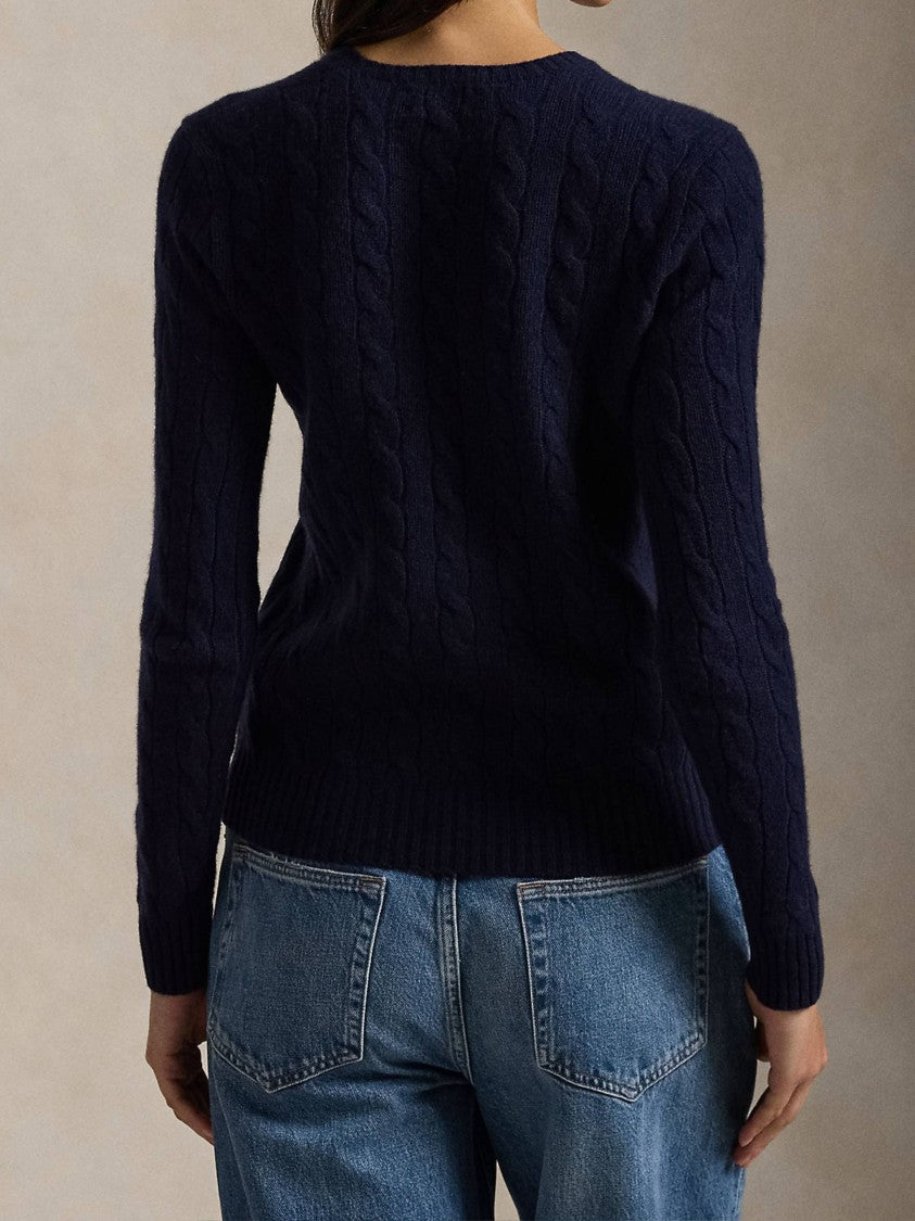 Polo Ralph Lauren Cable Knit Crew Neck Sweater Pullover