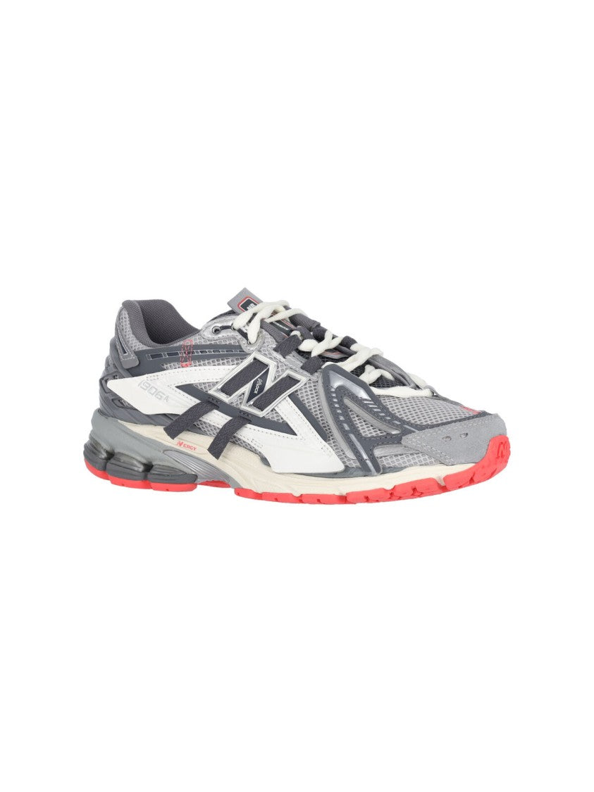New Balance Silver 1960A Mesh Suede Sneakers