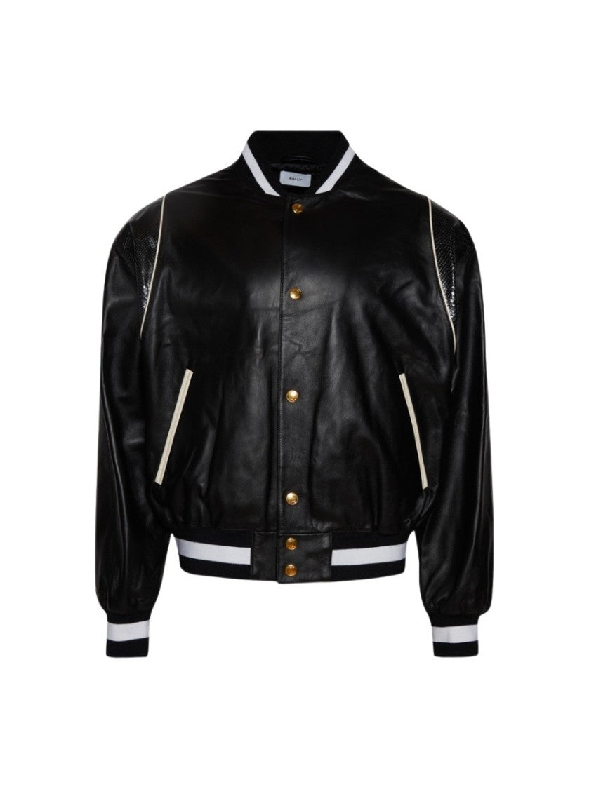 Bally Letterman Leather Jacket