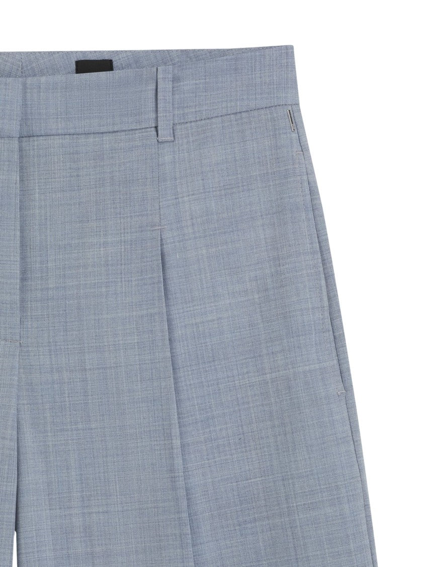 Boss Tailored Wide-Leg Textured Pants