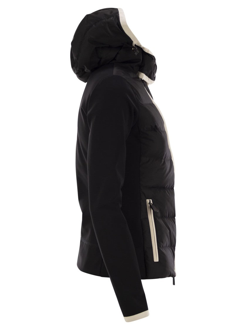 Moncler Grenoble Padded Sweatshirt With Hood And Zip