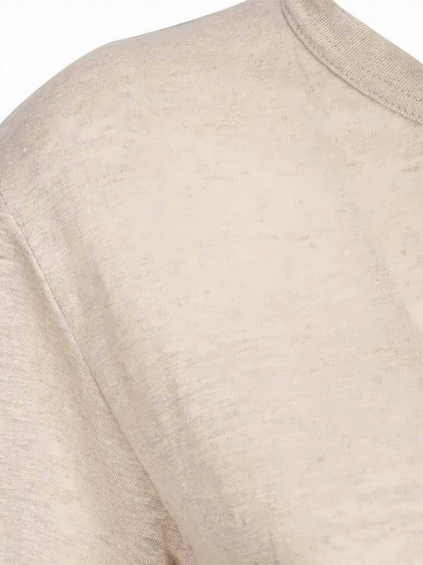 Comme Des Garçons White Short-Sleeved Crew Neck Minimalist T-Shirt