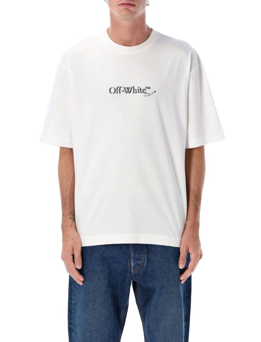 Off-White Scribble Arrow Cotton T-Shirt