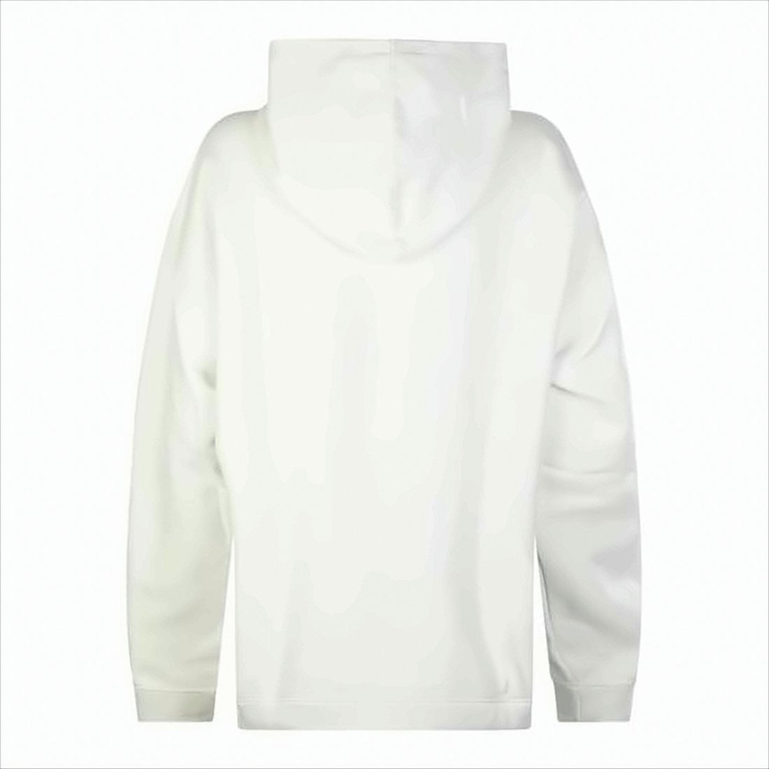 Ganni Minimalist White Hoodie