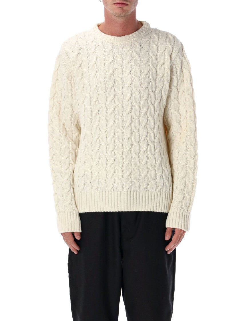 Arte Antwerp Cream Cable Knit Sweater