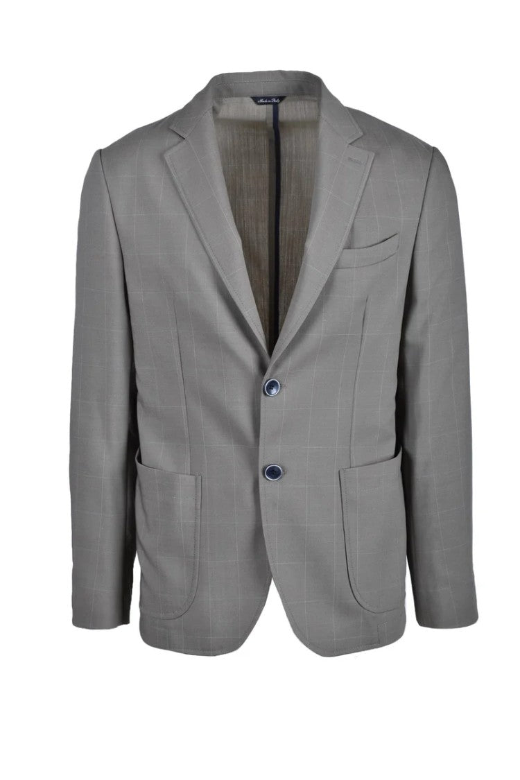Domenico Tagliente Structured Grey Jacket
