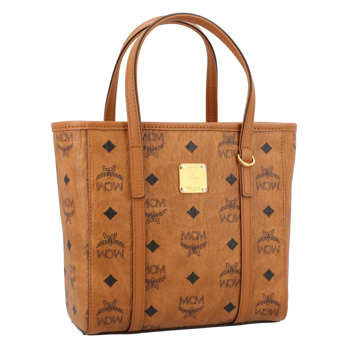 Mcm Toni Top-Zip Shopper In Visetos