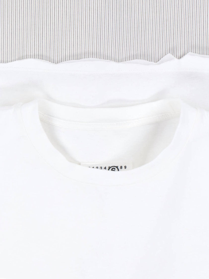 Mm6 By Maison Margiela Flowing Minimalist White Dress