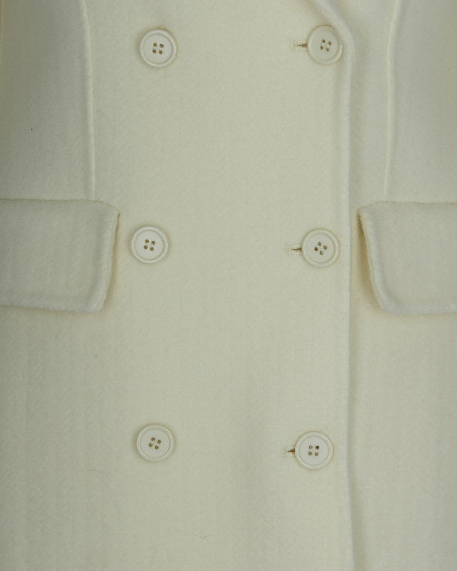 P.A.R.O.S.H. Butter Double-Breasted Coat