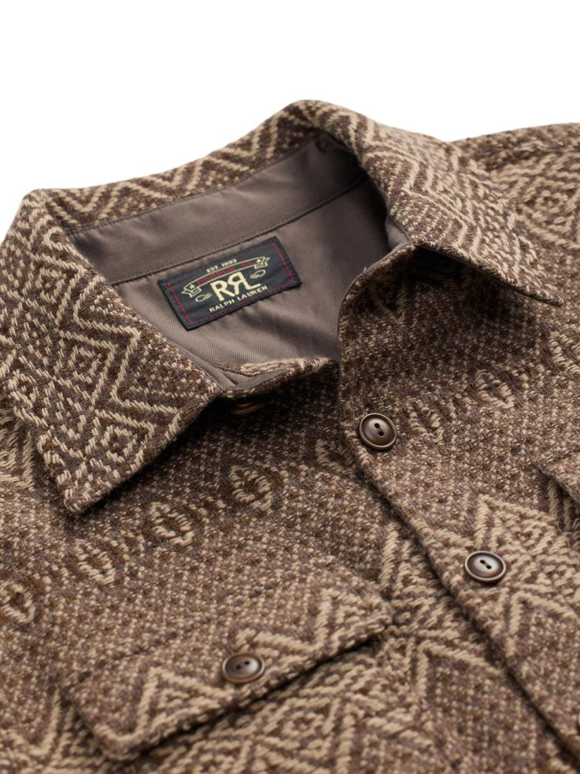 Polo Ralph Lauren Jacquard Wool Vintage-Inspired Ralph Lauren Rrl Jacket