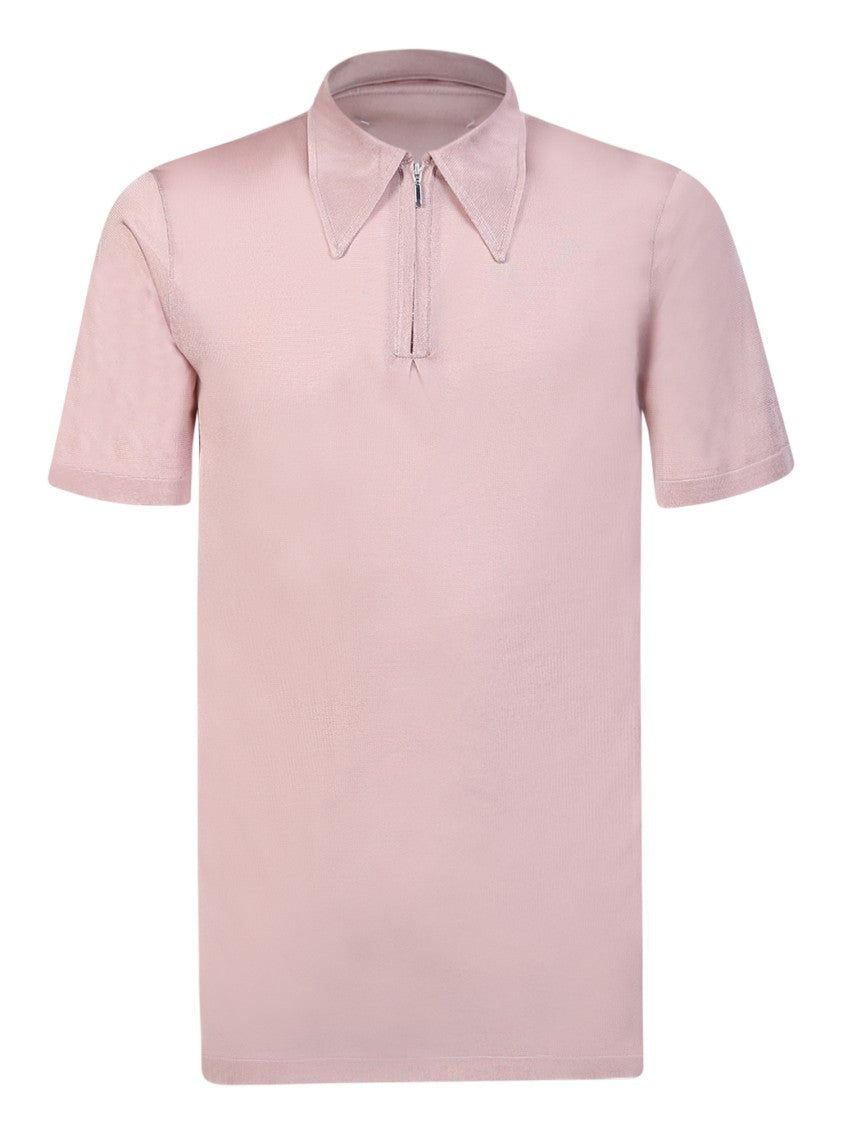 Maison Margiela Pink Polo Shirt