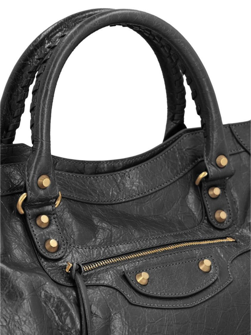 Balenciaga Medium Textured Lambskin Le City Bag
