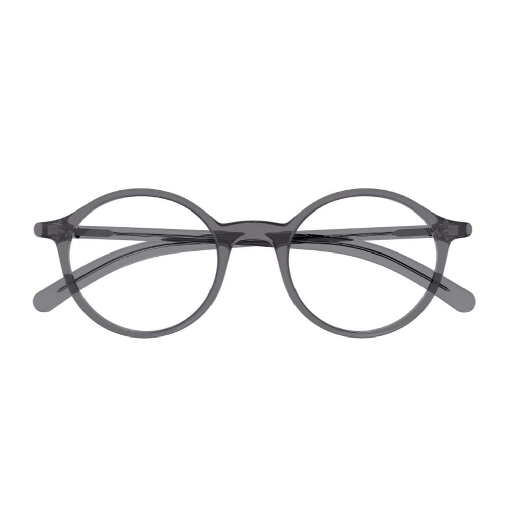 Montblanc Mb0350o Linea Snowcap Round Transparent Grey Acetate Optical Glasses