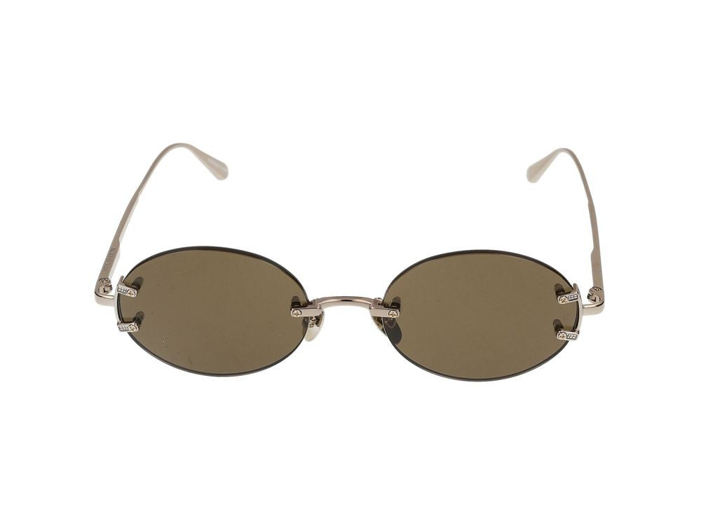 Linda Farrow Sunglasses Lfl1544 Stella C7 White Gold/Silver 51/22/145