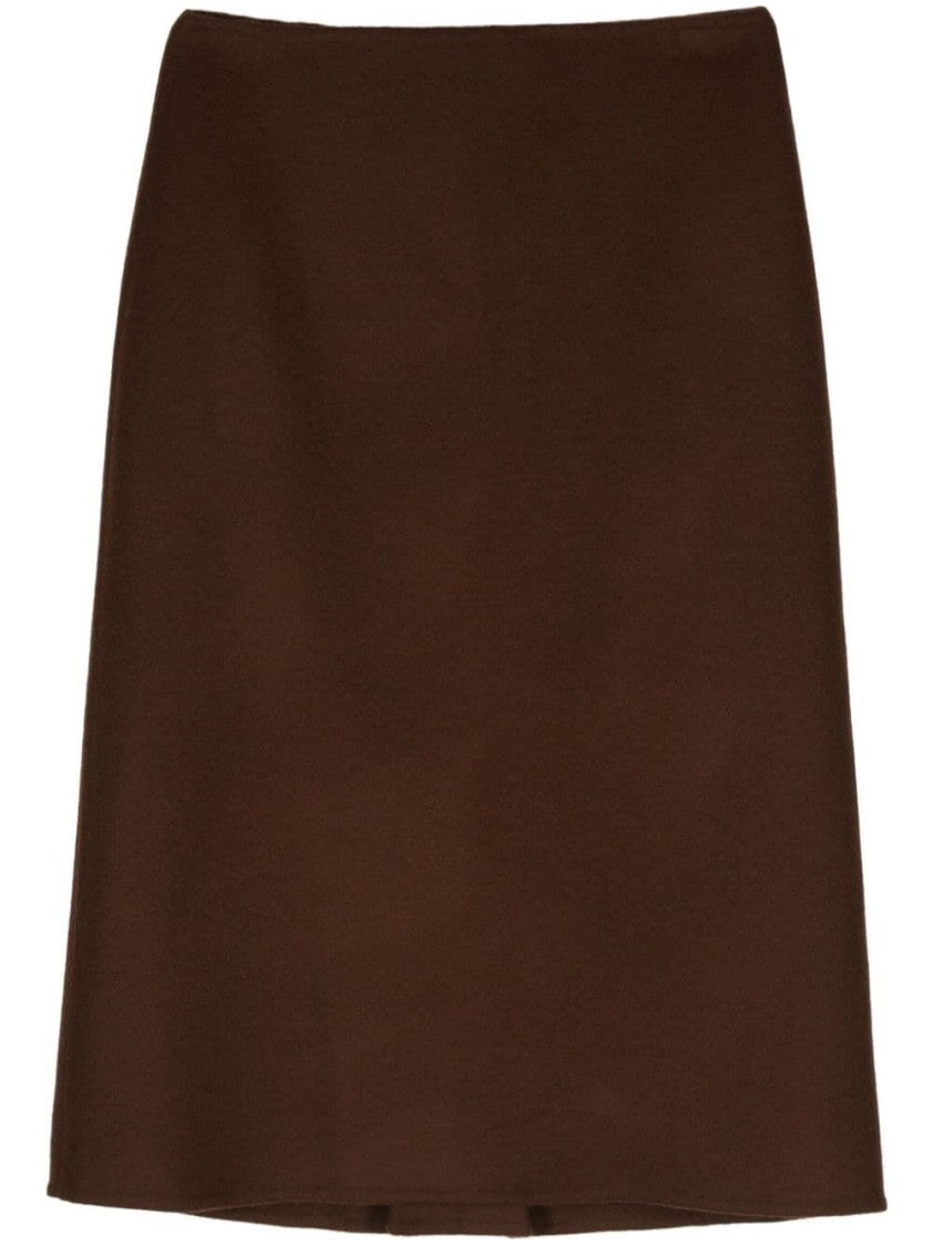 Ermanno Scervino Tailored Straight-Cut Wool Skirt