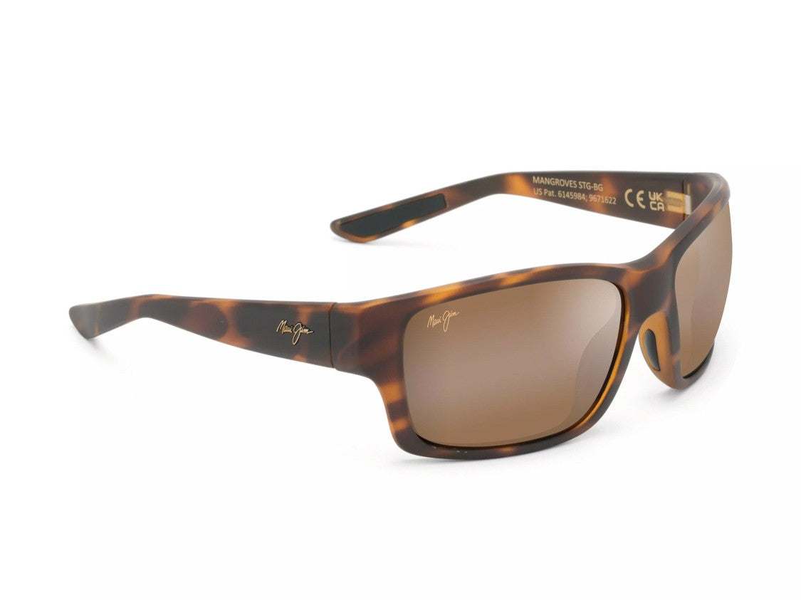 Maui Jim Tortoiseshell Mj0604s Square Sunglasses
