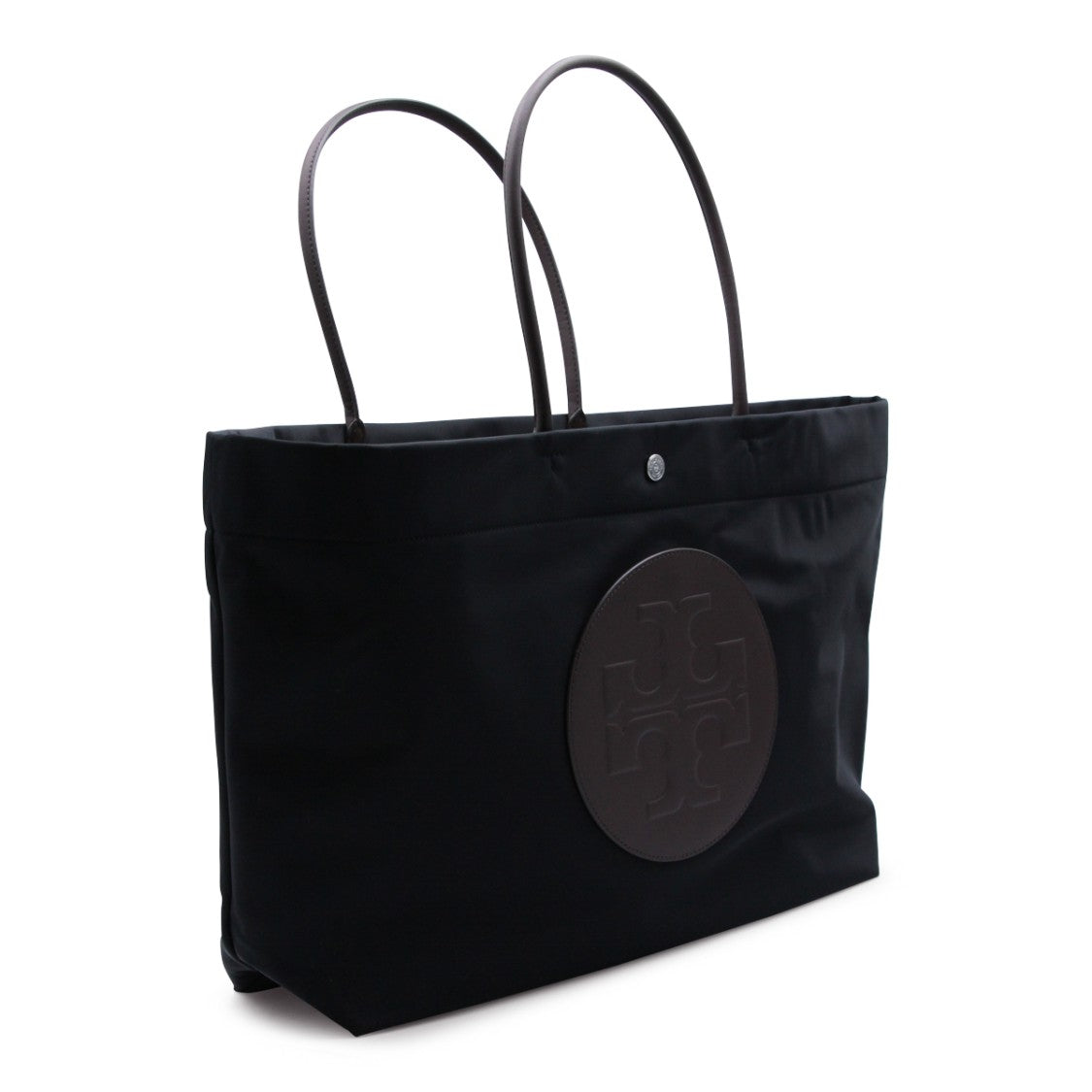 Tory Burch Black Rectangular Dual Handle Tote Bag